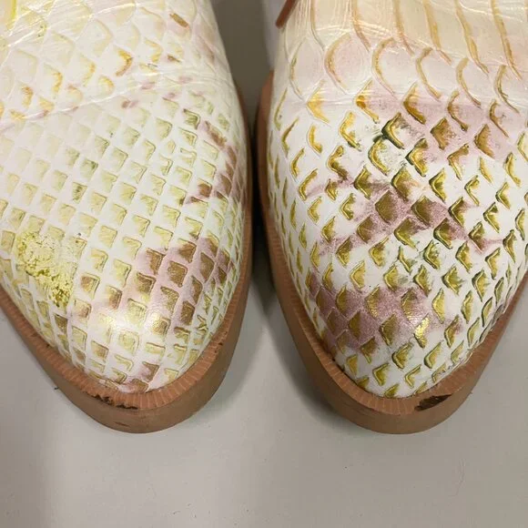 *Barely Worn* 2019 Fluevog Modvog ACE FACE! Snake, Size Men's 5 (Women's 8.5)! - Picture 5 of 13